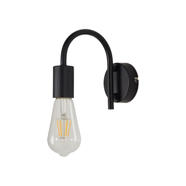 Απλικα Τοίχου Ε27 Μαυρη – BV04-00034