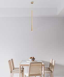 Κρεμαστό μονόφωτο 1 x G9 χρυσό Ø2,8 – BV04-00071