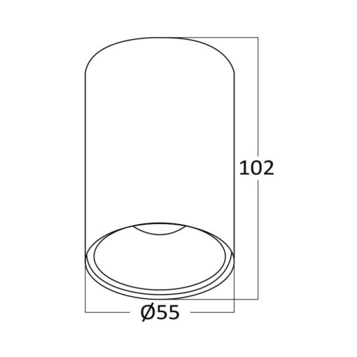 BRY-GAMA-5510-RND-BLC-GU10-SPOTLIGHT – BH04-00501