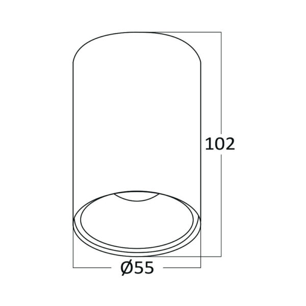BRY-GAMA-5510-RND-BLC-GU10-SPOTLIGHT – BH04-00501