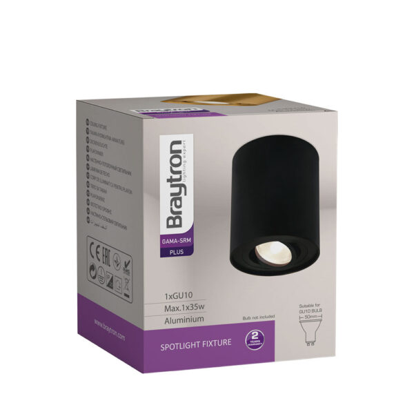 BRY-GAMA-8010-RND-BLC-GU10-SPOTLIGHT – BH04-00301