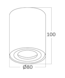 BRY-GAMA-8010-RND-WHT-GU10-SPOTLIGHT – BH04-00300
