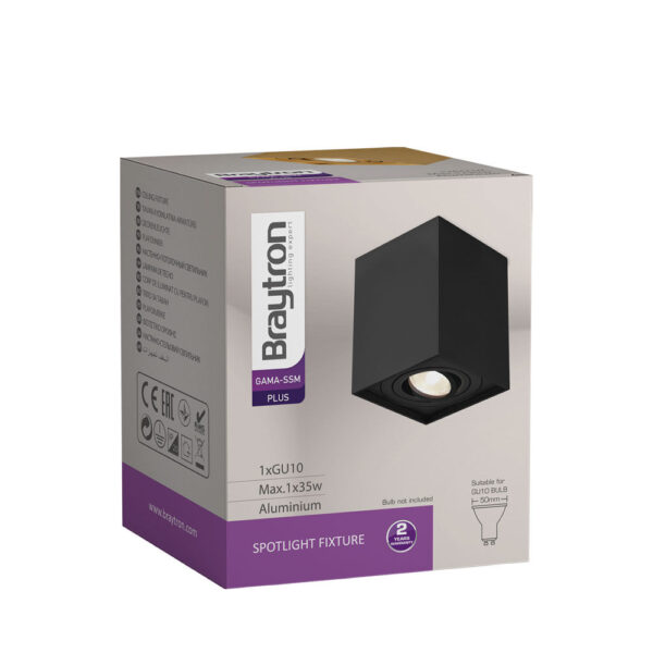 BRY-GAMA-8010-SQR-BLC-GU10-SPOTLIGHT – BH04-00311