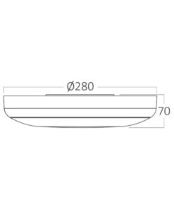 Πλαφονιέρα led “Grande” 20w 4in1 2000lm IP54 με ανίχνευση κίνησης, μέρα νύχτα και ασφαλείας – BC15-00580