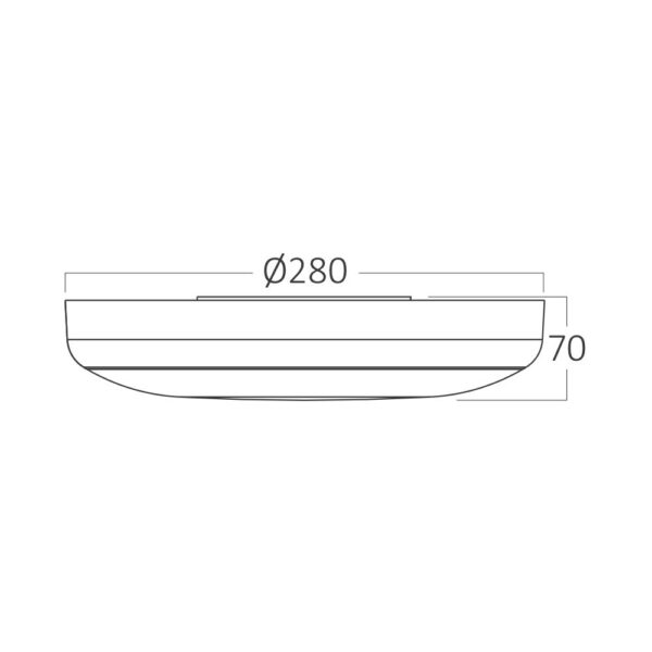 Πλαφονιέρα led “Grande” 20w 4in1 2000lm IP54 με ανίχνευση κίνησης, μέρα νύχτα και ασφαλείας – BC15-00580