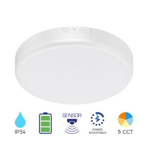 Πλαφονιέρα led “Grande” 20w 4in1 2000lm IP54 με ανίχνευση κίνησης, μέρα νύχτα και ασφαλείας – BC15-00580