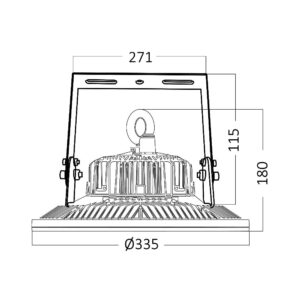 BRY-HIBAY-PSL-200W-GRY-4000K-IP65-LED HIBAY Model: BT45-19612 – BT45-19612