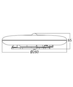 Πλαφονιέρα led με ανίχνευση “Jade” 18w IP44 1740lm 4000k – BH15-01110