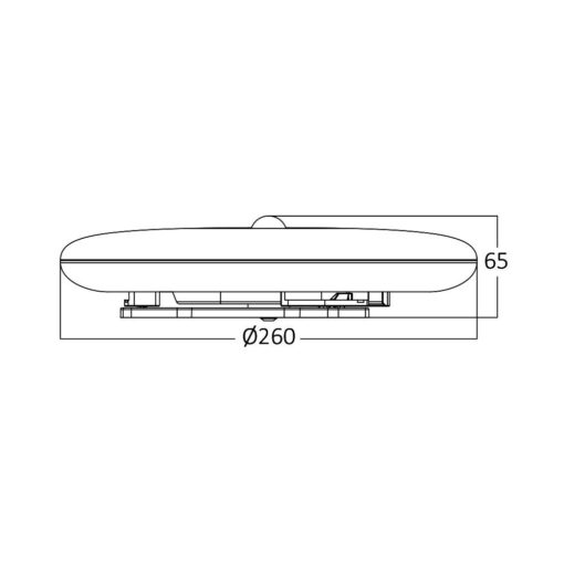 Πλαφονιέρα led με ανίχνευση “Jade” 18w IP44 1740lm 6500k – BH15-01130