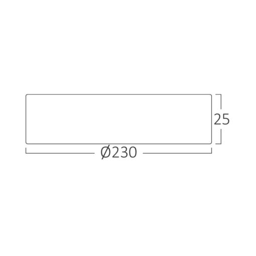 Πλαφονιέρα “Jade” slim 20W CCT Ø23 – BP07-00280