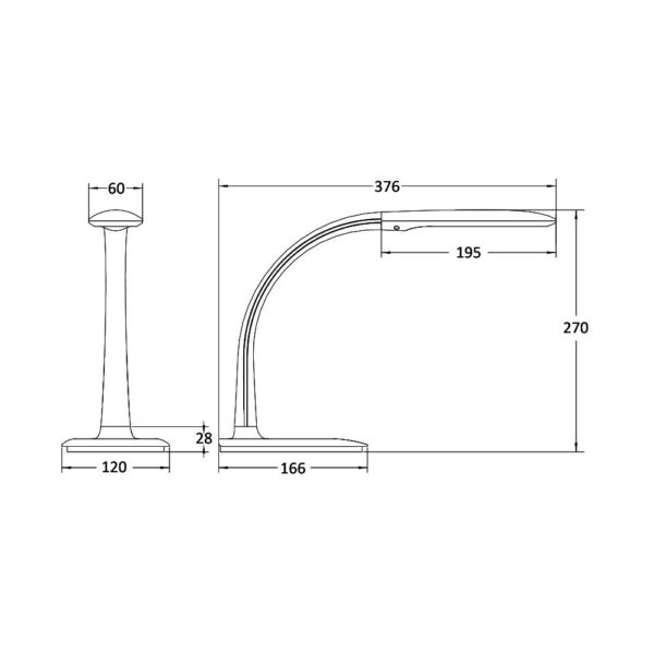 Φωτιστικό γραφείου led 7w 5000k – BK01-01411