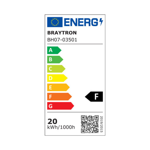 Απλίκα led “Leva” 20w 2100lm 3000k Μαύρη – BH07-03501