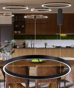 Φωτιστικό Κρεμαστό Led Lina 35w 3500lm 3CCT IN 1 Μαύρο – BH16-09181