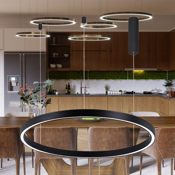 Φωτιστικό Κρεμαστό Led Lina 45w 3CCT IN1 Μαύρο – BH16-09281