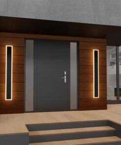 Απλίκα Led “Line” 18w IP54 1860lm 3000k Μαύρη – BG38-03501