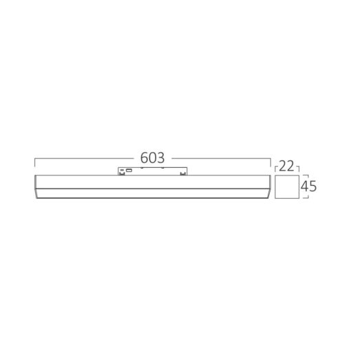 BRY-LNR600-18W-48VDC-3000K-BLC-MAG. LINEAR – BD60-00601