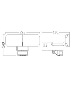 Προβολέας IP54 30W 3300 lm 4000K (Λευκός) Με Ανίχνευση – BG36-10110