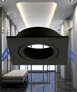 Σποτ “MITTO” Τετράγωνο Μαύρο GU10 – BH03-02021