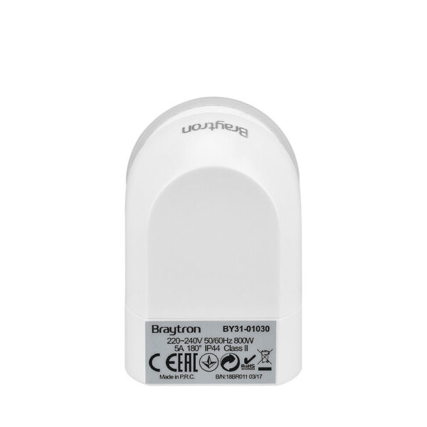 BRY-MS03-180-MAX 800W-IP44-MOTION SENSOR Model: BY31-01030 – BY31-01030