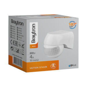 BRY-MS03-180-MAX 800W-IP44-MOTION SENSOR Model: BY31-01030 – BY31-01030