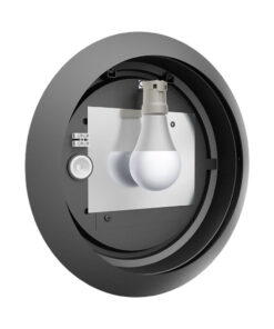 Πλαφονιέρα “Napoli” IP65 1 x Ε27 Ανθρακί – BG37-00702