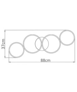 Οροφής led “Nela” 60w 6050lm CCT με Control – BH17-04091