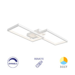 Οροφής led “Nela” 40w 4400lm CCT με Control – BH17-04490