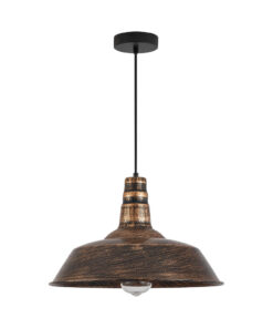 Κρεμαστό μονόφωτο 1 x Ε27 μπρονζέ Ø35,5 – BV05-00023