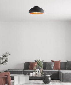 Φωτιστικό οροφής 1 x Ε27 μαύρο Ø40 – BV05-00033