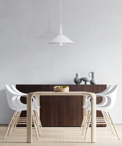 Κρεμαστό μονόφωτο 1 x Ε27 λευκό Ø40 – BV05-00050