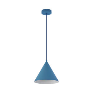 Κρεμαστό μονόφωτο 1 x Ε27 μπλε Ø22 – BV05-00063