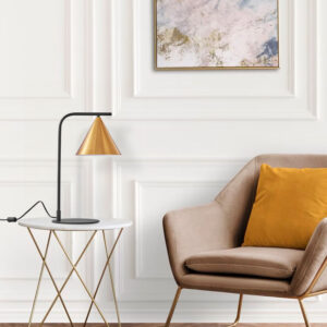 Πορτατίφ 1 x Ε27 μαύρο/χρυσό – BV05-00067