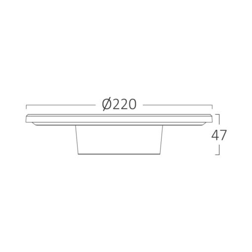 Απλίκα PALERMO 12w CCT IP65 – BG37-00281