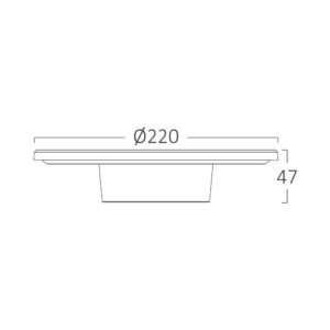 Απλίκα “Palermo” 12w CCT IP65 – BG37-00282