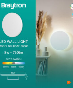 Απλίκα “Palermo” 8w CCT IP65 – BG37-00080