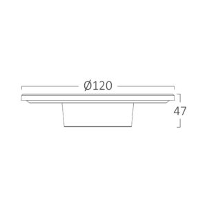 Απλίκα “Palermo” 8w CCT IP65 – BG37-00080
