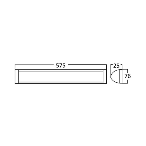 BRY-PROLINE-PS-18W-0.6MT-PLS-4000K-LED WALL LIGHT – BN18-00610