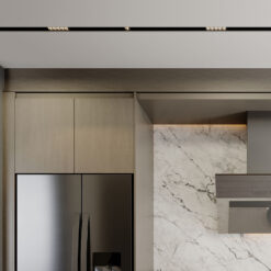 Φωτιστικό Led Μαγνητικής Ράγας slim 6W 3000K Mαύρο – BD60-11101