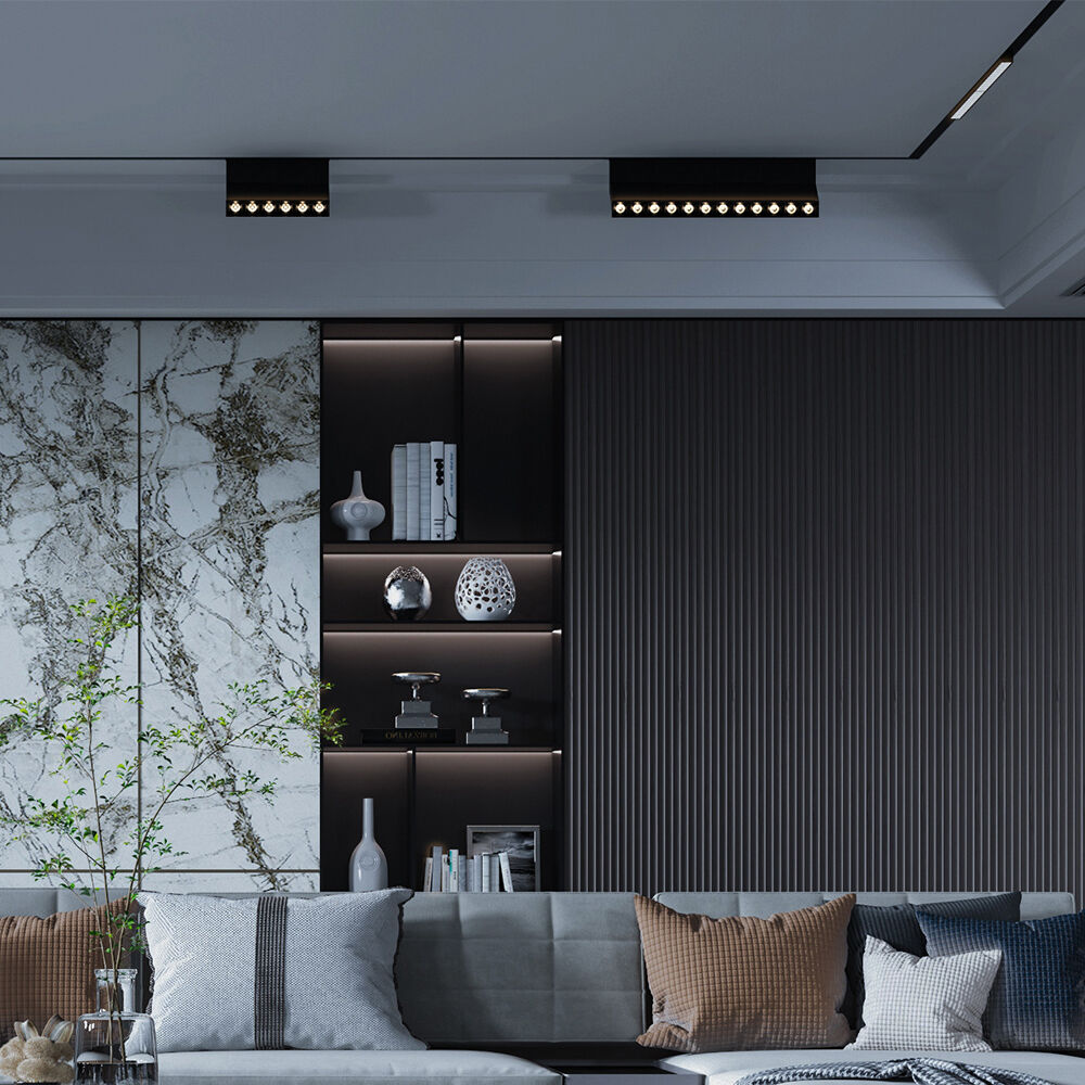 Φωτιστικό Led Μαγνητικής Ράγας slim 6W 4000K 48V Mαύρο – BD60-13111