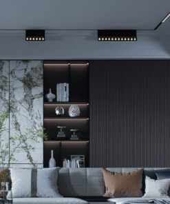 Φωτιστικό Led Μαγνητικής Ράγας slim 12W 4000K 48V Mαύρο – BD60-13211