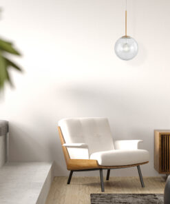 Κρεμαστό μονόφωτο 1 x Ε27 χρυσό – BV01-00020