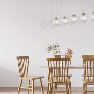 Κρεμαστή ράγα 5 x G9 χρυσή – BV01-00024