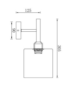 Απλίκα 1 x E27 – BV01-00073