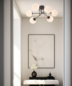 Φωτιστικό οροφής 6 x G9 μαύρο – BV01-00113