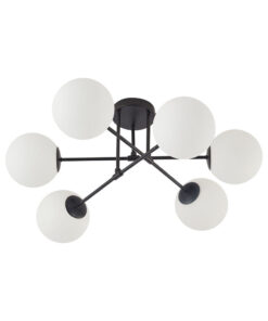 Φωτιστικό οροφής 6 x G9 μαύρο – BV01-00113