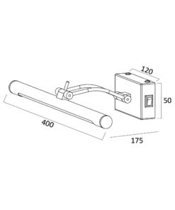 Φωτιστικό καθρέπτου Sara CCT 8w – BN12-00885