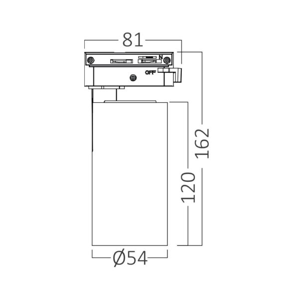 Σποτ μονοφασικό Led 15w 3IN1 Μαύρο – BD40-00481