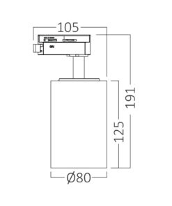 Σποτ μονοφασικό Led 30w 3IN1 Μαύρο – BD40-00681