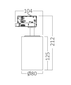 Σποτ Τριφασικό Led 30w 3ΙΝ1 Μαύρο – BD40-00781