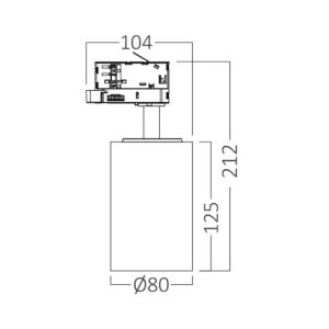 Σποτ Τριφασικό Led 30w 3ΙΝ1 Μαύρο – BD40-00781